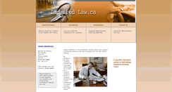 Desktop Screenshot of impairedlaw.ca